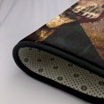 thumbnail image 4 of DouZhe England London Grunge Pattern Area Rugs Non-Slip Machine Washable Floor Mat, Skull And Crossbones Banner Style Carpet Doormat, 63x48 inches, 4 of 6