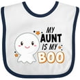 thumbnail image 3 of Inktastic My Aunt is My Boo with Cute Ghost Boys or Girls Baby Bib, 3 of 4