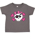 thumbnail image 3 of Inktastic Girl Pirate Skull Valentine Girls Toddler T-Shirt, 3 of 5