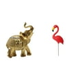 thumbnail image 1 of Figura de escritorio,Estante de estatua de elefante para escritorio,oficina,decoración del hogar,Estatua de estaca de jardín,Adorno de flamenco para jardín,patio,porche,Estatua de, 1 of 8