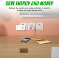 thumbnail image 4 of Hinzonek 8 Pcs Power Saver, Energy Saving Device, Electricity Saving Box Household Voltage Stabilizer Energy Saver Household Office Market US Plug 90V-240V, 4 of 8