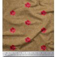 thumbnail image 1 of Soimoi Cotton Duck Fabric Swirls & Floral Artistic Print Sewing Fabric Yard 42 Inch Wide, 1 of 1