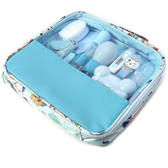 Baby Grooming Kit Nail Clipper Nail File Scissors Safety Kit Hair Brush and Comb Set Infant Essential for Newborn Baby Unisex