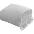 thumbnail image 3 of Nanshing Solenn 7 Piece Bohemian Floral Comforter Set, White, California King, 3 of 7