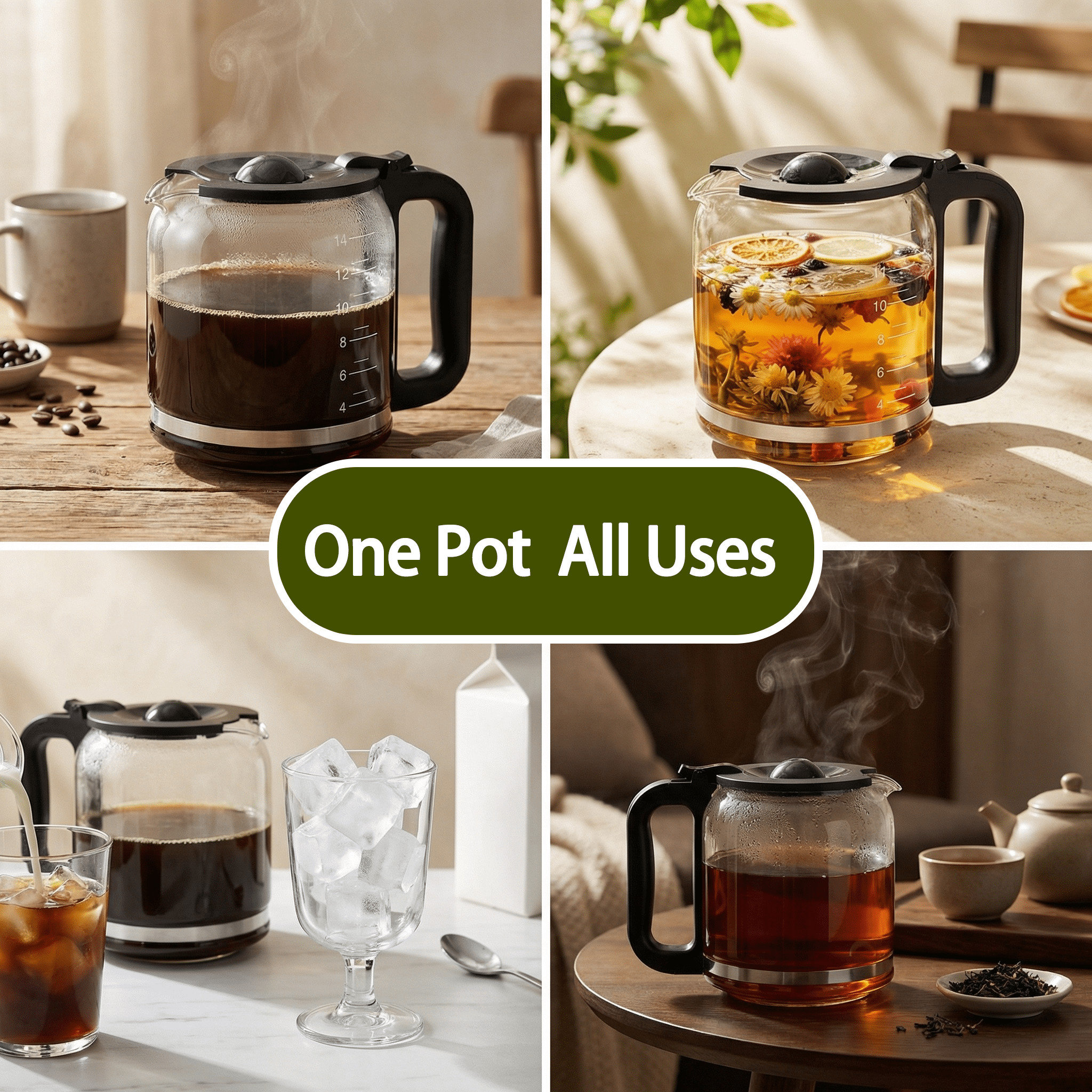 14-cup coffee maker replacement parts, compatible only with Braun coffee makers models KF5650WH and KF5650BK