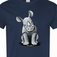 thumbnail image 4 of Inktastic Curious Rhinos T-Shirt, 4 of 5