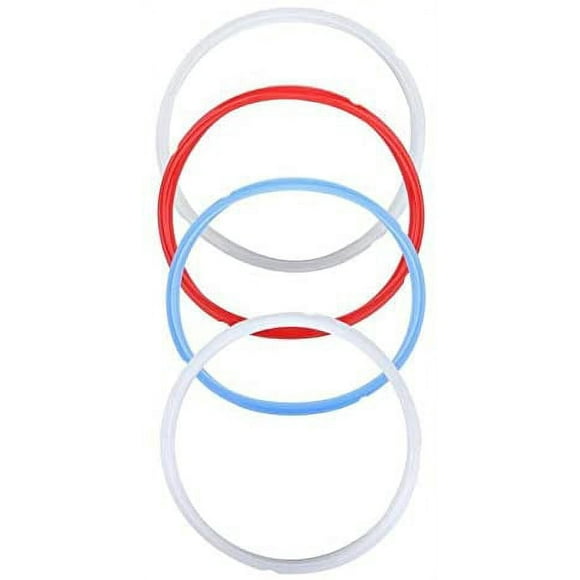 High quality Durable 1 PCS Silicone Sealing Ring Accessory for Instant Pot 5/6 Qt, 8Qt Pressure Tool (Color : 6QT White)