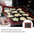 thumbnail image 4 of Inteprter Bandeja para hornear Perforada Impresión de doble cara Hoja de galletas Revestimiento Hueco Transpirable Fibra de vidrio Herramientas de Herramientas y accesorios para hornear 400*300mm Inteprter HA067584-02, 4 of 6