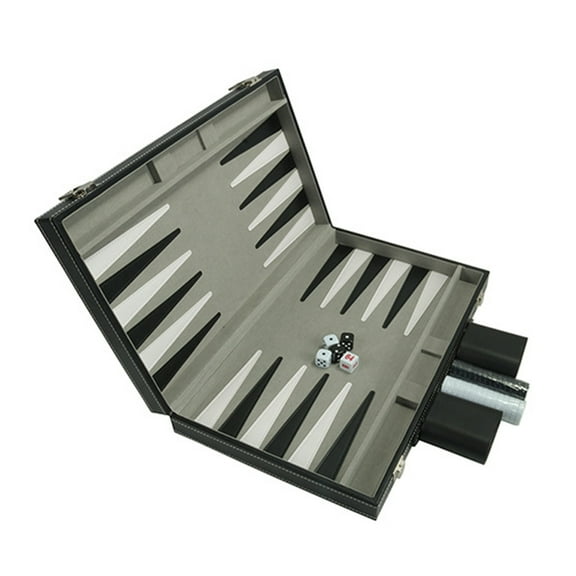 ROCKROK Backgammons Set Board Game with Case Portable Strategy Backgammons Game
