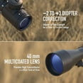 thumbnail image 5 of Rifle Scope 3-9x40 , Red & Green Illuminated Optical Scope with 20mm Free Mounts, 5 of 7