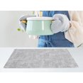 thumbnail image 5 of REGALWOVEN Set of 6 Faux Leather Placemats, Placemats for Kitchen Dining Table Decor, Heat Resistant Table Placemats Wipeable Place Mat Gray White 17*12in, 5 of 7