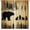 Rustic-2, variant on Retro Rustic Curtains, Wild Deer Bear Cabin Blackout Window Treatments for Living Room, Vintage Lodge Farmhouse Drapes 2 Panel Sets, 42x63 Inch