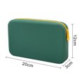 thumbnail image 2 of LCXmlly Portable Makeup Bag Large Capacity Silicone Makeup Organizer Waterproof Smooth Zipper Multi purpose Portable Storage, 2 of 8