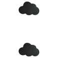 thumbnail image 1 of Toystoory Gancho de puerta Clip colgante Abrazadera de pared Decoraciones en forma de nube Adorno autoadhesivo Suministros para el hogar Perchero Negro 2Conjunto, 1 of 6