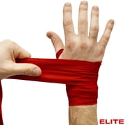 Meister ELITE 180 Premium Adult Hand Wraps for MMA & Boxing - 2 Pair Pack w/ Mesh Bag