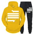 thumbnail image 3 of Chándal divertido con diseño de perro salchicha para hombre, conjunto de 2 piezas con capucha y pantalones, sudadera unisex con capucha, ropa deportiva para correr, 3 of 5