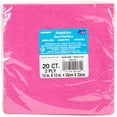 thumbnail image 2 of Paper Luncheon Napkins, 6.5 in, Neon Pink, 20ct, 2 of 3