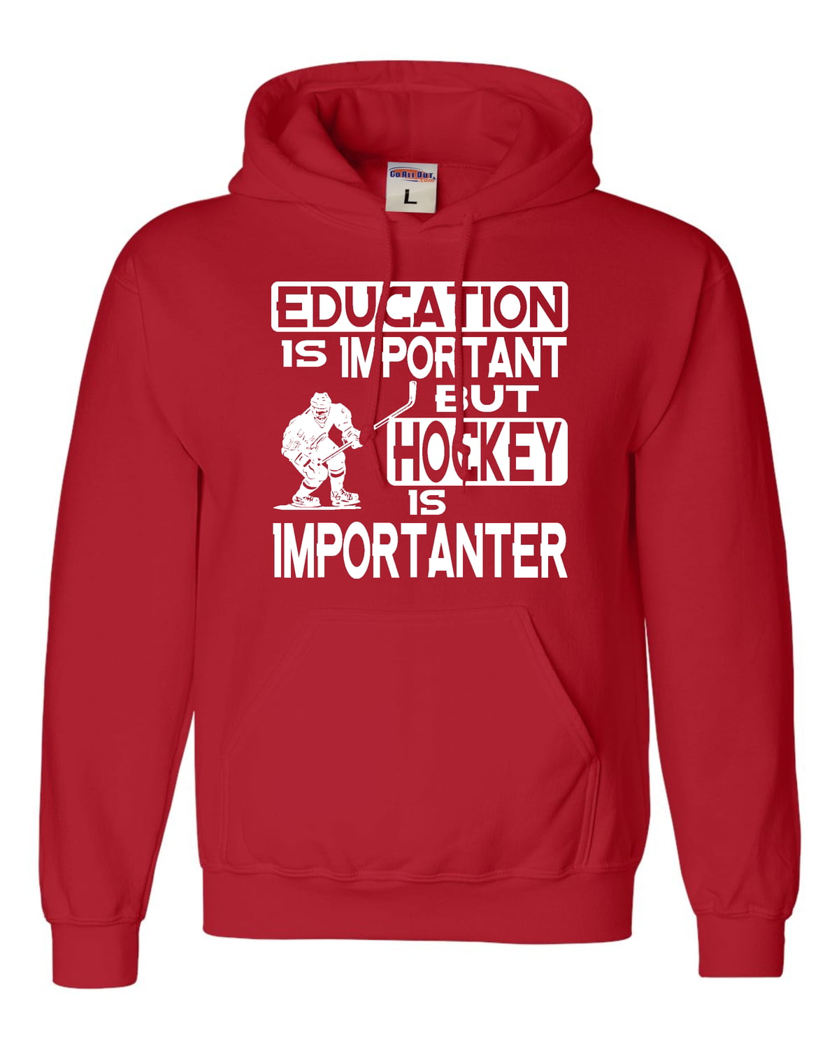 Education is Important but Theater Masks is Importanter Mens Hoodie Sweat Shirt 