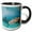 Black/White, variant on 3drose, Lemon Shark, Northern Bahamas - Na02 Sws0031 - Stuart Westmorland, 11oz Mug