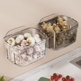 thumbnail image 1 of ¡Precios Más Bajos!, Organizador de pared para jengibre y ajo, organizador de cebollas y patatas, adhesivo sin rieles, organizador de frutas y verduras para cocina y baño Akmoler, 1 of 7
