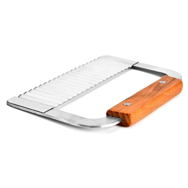 MKHSQHDG Today's Deals Potato Chip Vegetable Crinkle Wavy Cutter Blade Tool Fry Fries Hand Chipper Tool