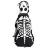 Casual Canine Glow Bones Spooky Glow In The Dark Skeleton Costume, Cotton, XS, 2 Piece Set