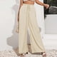 thumbnail image 2 of Moda Mujer Verano Casual Bolsillo Suelto Pantalones Sólidos Pantalones de Pierna Ancha Odeerbi ODB-6, 2 of 6
