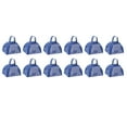 thumbnail image 1 of Metal Cowbell, Rust Fade Resistant 3in Noise Maker 12Pcs Metal Cow Bell with Handle for Football Games Sporting Events, 1 of 7