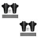 thumbnail image 4 of Eigraketly Guardabarros de plástico para bicicleta de montaña, 2 uds., patrón de fibra de carbono, guardabarros para bicicleta de carretera, Dirtboard, Sin estándar 2piezas Eigraketly  CBP041748, 4 of 6