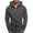 Dark Gray, variant on Vedolay Men's Hoodies Plus Size Sweatshirt Black,2XL