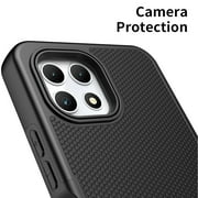 Xpression Phone Case For Cloud Mobile Stratus C8 Dual Layer Slim & Tough Hybrid Shockproof Heavy Duty Rubber TPU Matte with Textured Rugged Shell Protection Cover, Black