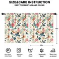 thumbnail image 2 of Blackout Kids Curtains,Pioneer Flower Childrens Insulated Curtains Set Of 2,Bedroom Essentials,Toddler Room Decor 52x63in(132x160cm), 2 of 4