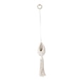 thumbnail image 4 of Maceta decorativa de macramé para colgar en interiores, elegante y práctica. Blanco, 4 of 8