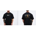 thumbnail image 1 of Camiseta de algodón puro para hombres y mujeres, ropa de calle informal de gran tamaño, de manga corta, de alta calidad, 2023 xuanjing unisex, 1 of 2