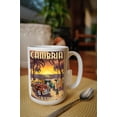 thumbnail image 2 of 15 fl oz Ceramic Mug, Cambria, California, Woodies and Sunset, Dishwasher & Microwave Safe, 2 of 3