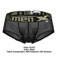 thumbnail image 4 of Xtremen Fashion Underwear 91237 Microfiber Trunks Color Black Size XL, 4 of 5