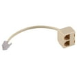 thumbnail image 4 of 2X RJ11 6P4C 2 Way Outlet Telephone Line Splitter Adapter Beige, 4 of 8