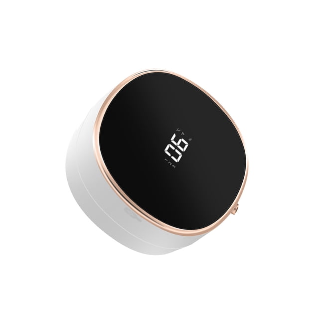 Toystoory Dispensador de jabón suministros para el baño dispositivo para platos 3 marchas recargable fácil de instalar accesorios para Juegos de accesorios de baño Blanco