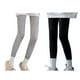 thumbnail image 3 of Mallas de longitud completa para mujer, forro de felpa grueso cálido para niñas, trabajo, oficina, escuela, deportes, moda, pantalones Prendas para la parte inferior del cuerpo Gris Claro M Sonducket AP012529-02, 3 of 6
