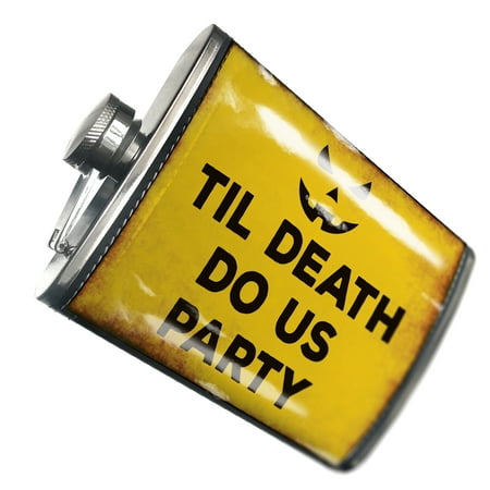 

NEONBLOND Flask Til Death Do Us Party Halloween Jack-O -Lantern
