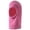 Rose, variant on Kids' Snowflurries Fleece Face Mask, Black, One-Size