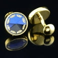 thumbnail image 3 of Chemise Homme Boutons de Manchette Business Costume Rond Bouton Français, 3 of 7
