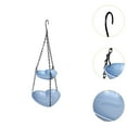 thumbnail image 6 of Vsenkes Hanging Birdfeeder Creative Ideal Gifts Bird Bath for Balcony Porch Courtyard Blue, 6 of 9