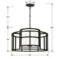 thumbnail image 3 of Crystorama Lighting - Five Light Chandelier - Chandelier - Hulton - Five Light, 3 of 8