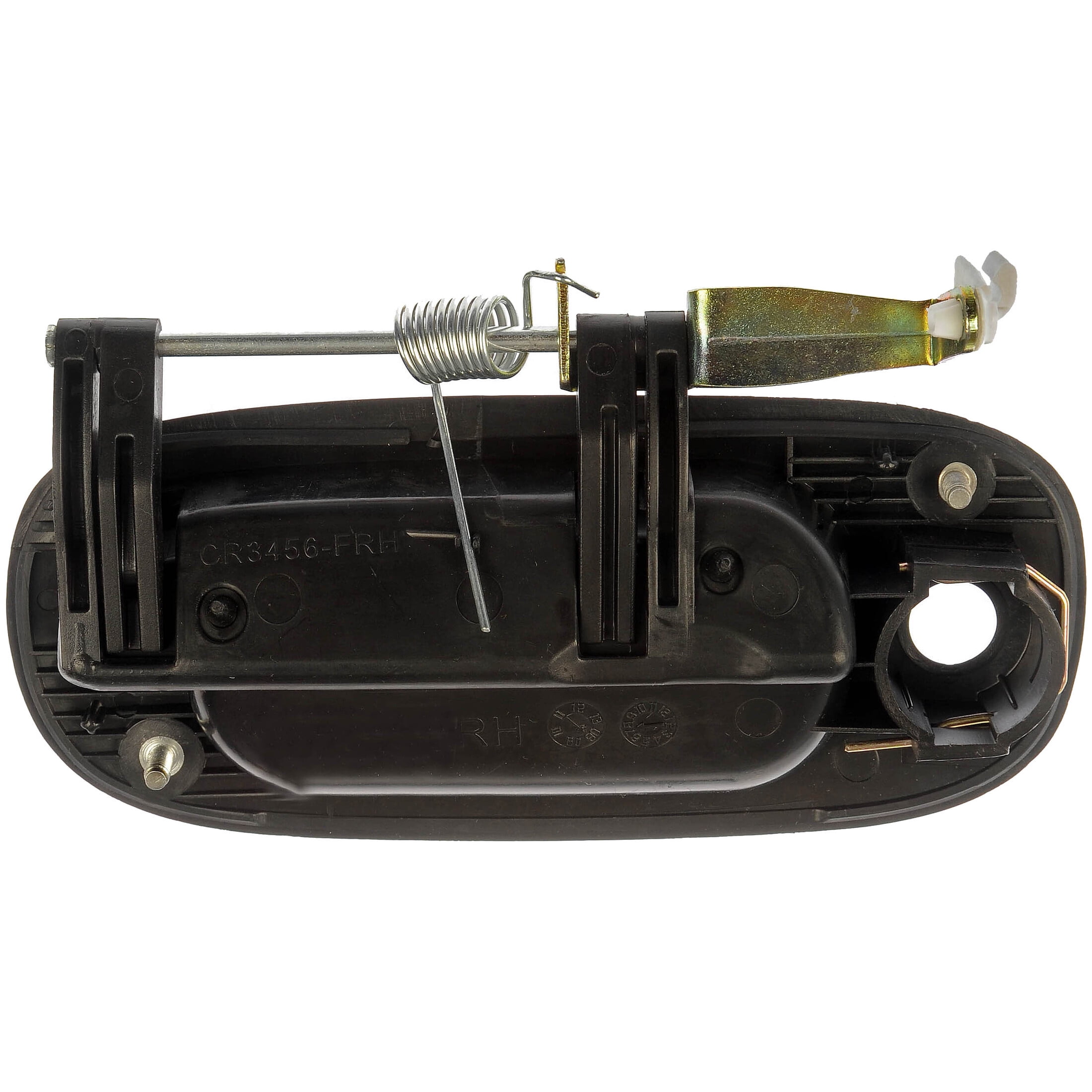 Dorman 80180 Front Passenger Side Exterior Door Handle for Specific Dodge Models, Smooth Black