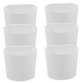 thumbnail image 3 of 6Pcs Simple Style White Round Plastic Trolley Storage Cup for Home Use, 3 of 9