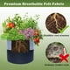 thumbnail image 5 of Bolsas De Cultivo, Macetas Transpirables De Tela No Tejida, Contenedores De Aireaci N Para Plantas, 5 Galones Con Asas Dise O Ligero, Para Jardiner A, Viveros Y Cultivo De Hortalizas, 5 of 5