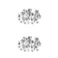 thumbnail image 4 of ZheElen Earring Stud Base Multi Stainless Handmade Popular Ear Pins Setting Daily DIY Jewelry Making Tool Beach Supplies Steel Color 8mm 2Set, 4 of 6