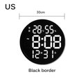 thumbnail image 2 of Reloj Led Digital Reloj Despertador Conciso Redondo Multifuncional Reloj Eléctrico Ajustable Sweethay HA024908-01, 2 of 5