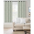 thumbnail image 2 of Boho Teal Pattern Blackout Curtains 72 Inches Long for Bedroom, Modern Geometric Southwestern Vintage Thermal Insulated Room Darkening Black Out Window Curtain Panels Grommet Drapes for Living Room, 2 of 8